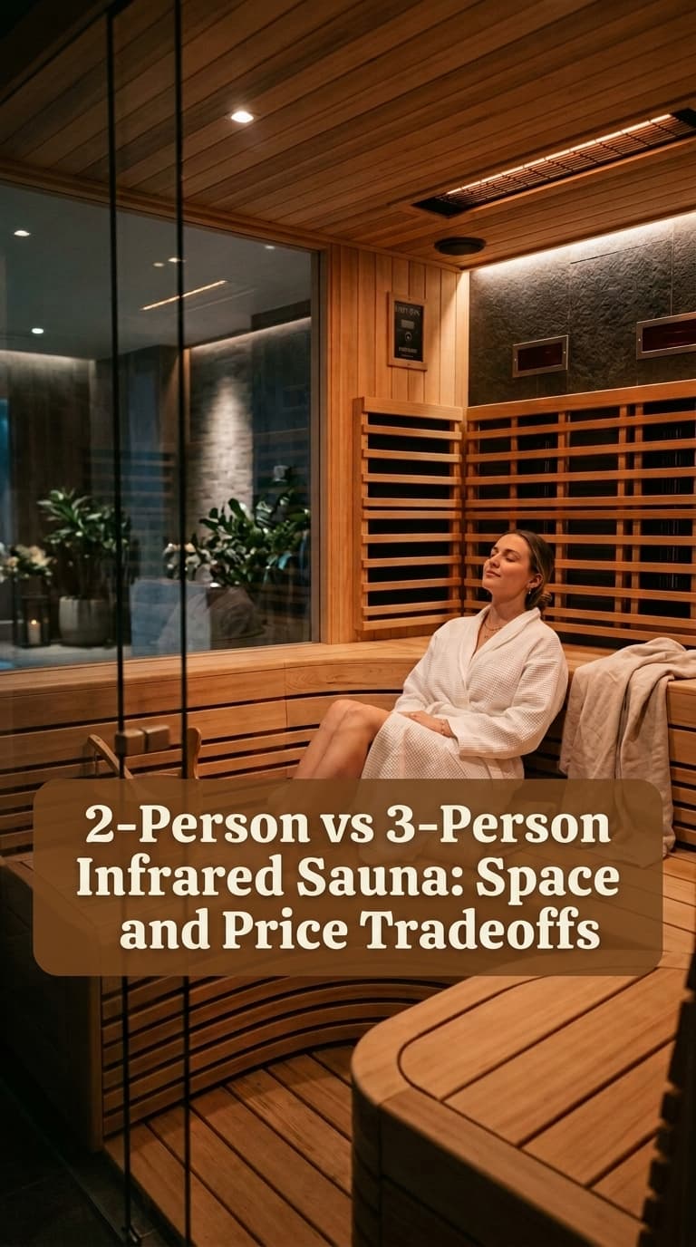 2-Person vs 3-Person Infrared Sauna: Space & Price Guide