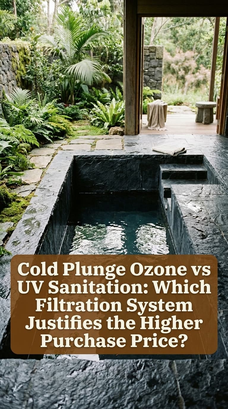 Cold Plunge Ozone vs UV Sanitation: Which Filtration System Justifies the Higher Purchase Price?