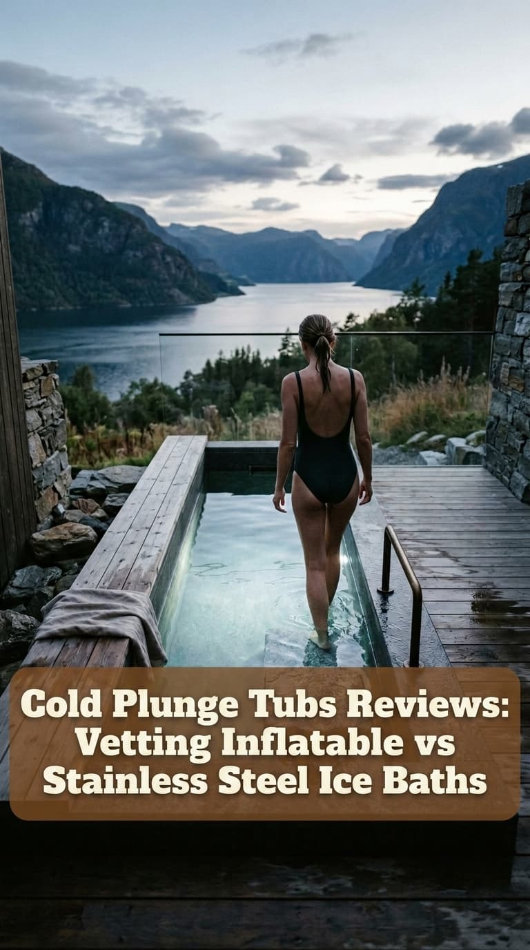 Cold Plunge Tubs Reviews: Vetting Inflatable vs Stainless Steel Ice Baths
