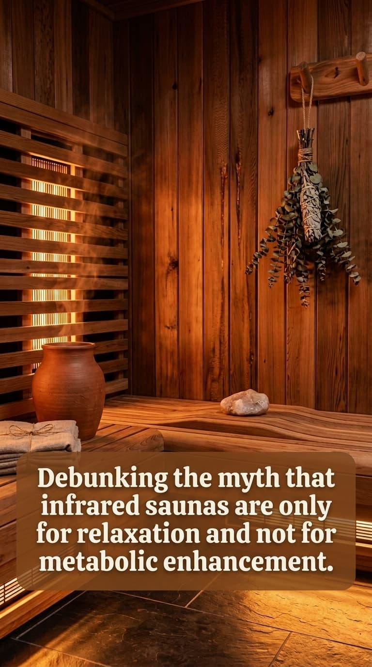 Debunking the myth that infrared saunas are only for relaxation and not for metabolic enhancement. Infrared radiation activates TRPV1 ion channels in the skin, triggering a cascade that increases norepinephrine release and upregulates UCP1 in brown adipose tissue, boosting energy expenditure by up to 20% for 30 minutes post-session. Skeptical Auditor angle: 'Most people think saunas are just for sweating out toxins; the real metabolic hack is TRPV1-mediated activation of brown fat thermogenesis, and the Sun Home Pod's full-spectrum heaters at 3-6 μm wavelengths precisely target cutaneous TRPV1 receptors for maximum norepinephrine response.'