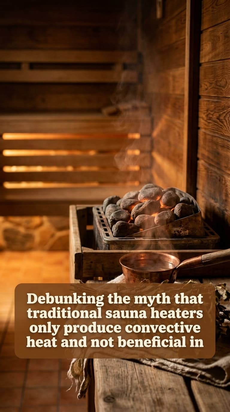 Debunking the myth that traditional sauna heaters only produce convective heat and not beneficial infrared radiation. Stainless steel heating elements in modern sauna heaters emit far-infrared radiation in the 8-14 μm range, which can penetrate skin and stimulate heat shock protein expression, but only if the element surface temperature exceeds 600°C. The KIP Series Sauna Heater's 6 kW stainless steel elements reach >700°C, converting over 40% of energy to radiant heat, providing a hybrid sauna experience. Skeptical Auditor angle: 'Most people think traditional saunas are purely convective, but stainless steel heaters generate significant FIR—if they're hot enough. The KIP series ensures element temperatures high enough to emit therapeutic wavelengths, debunking the false dichotomy between "dry" and "infrared" saunas.'