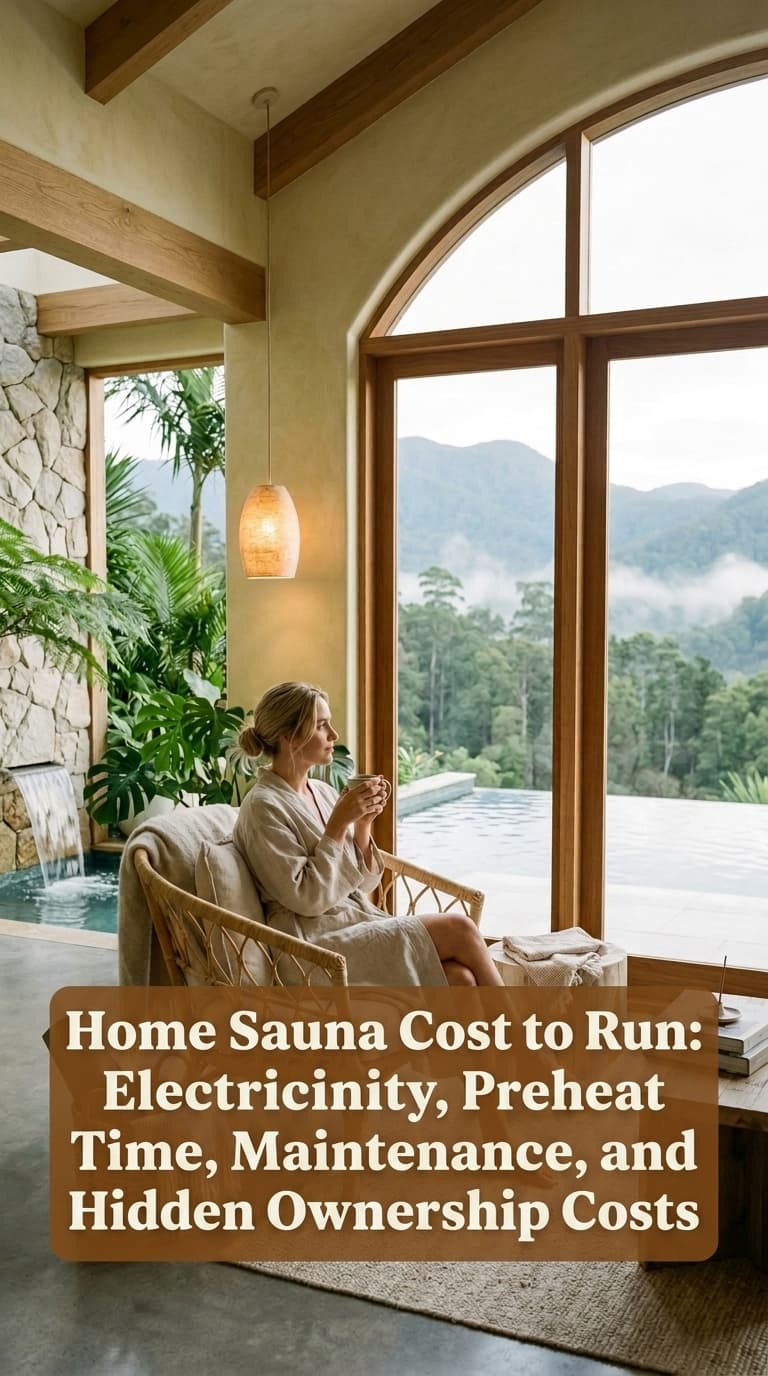 Home Sauna Cost to Run: Electricity, Preheat Time, Maintenance, and Hidden Ownership Costs