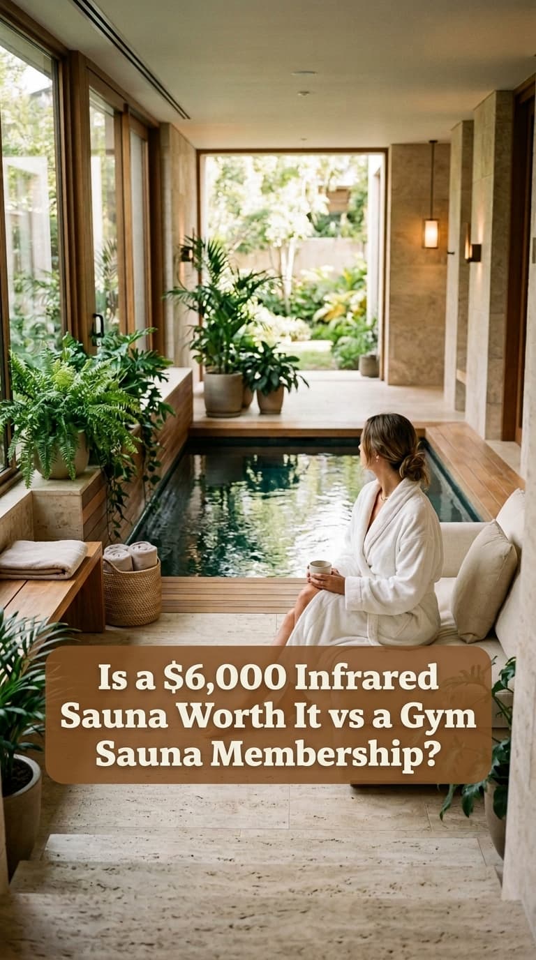 Is a $6,000 Infrared Sauna Worth It vs a Gym Sauna Membership?