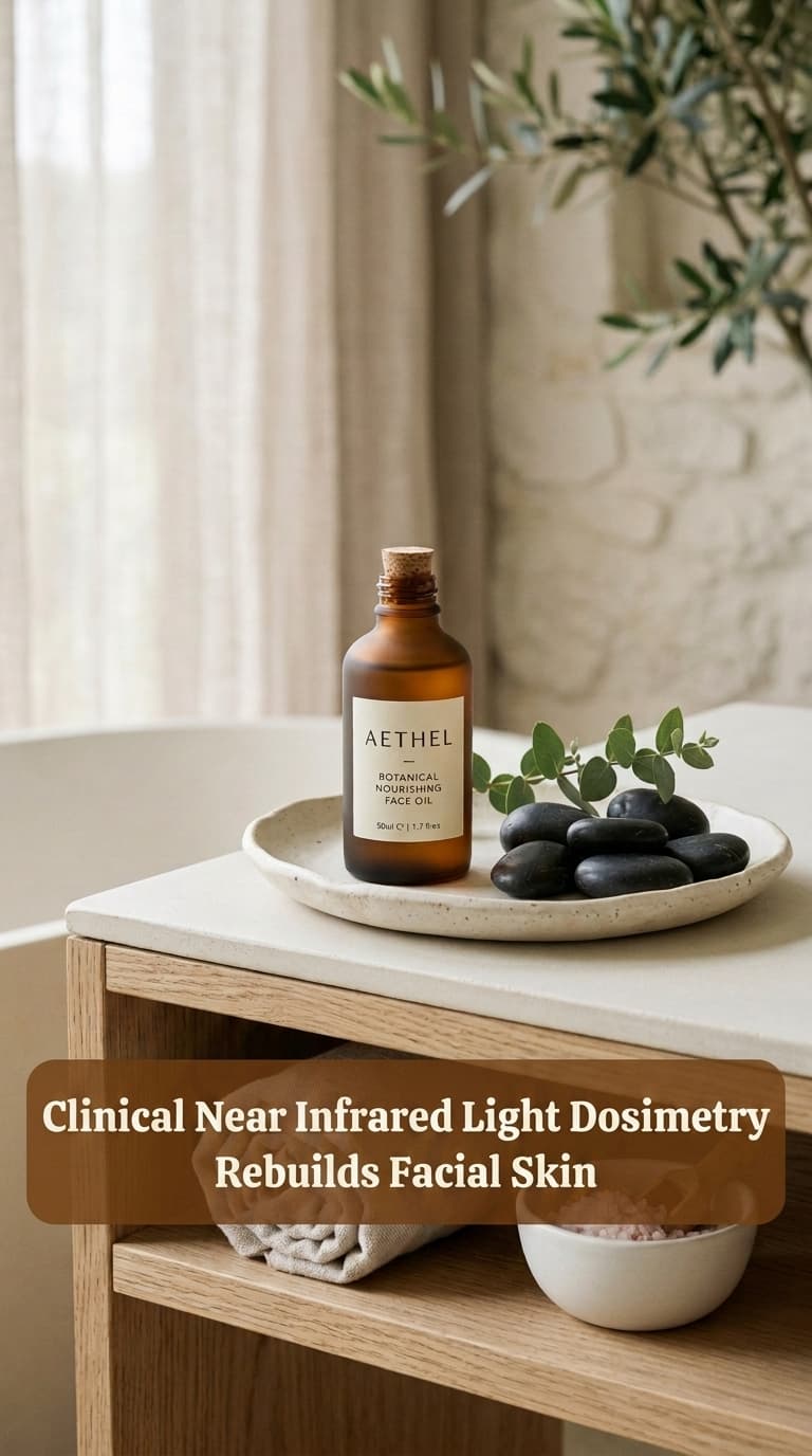 Clinical Near Infrared Light Dosimetry Rebuilds Facial Skin