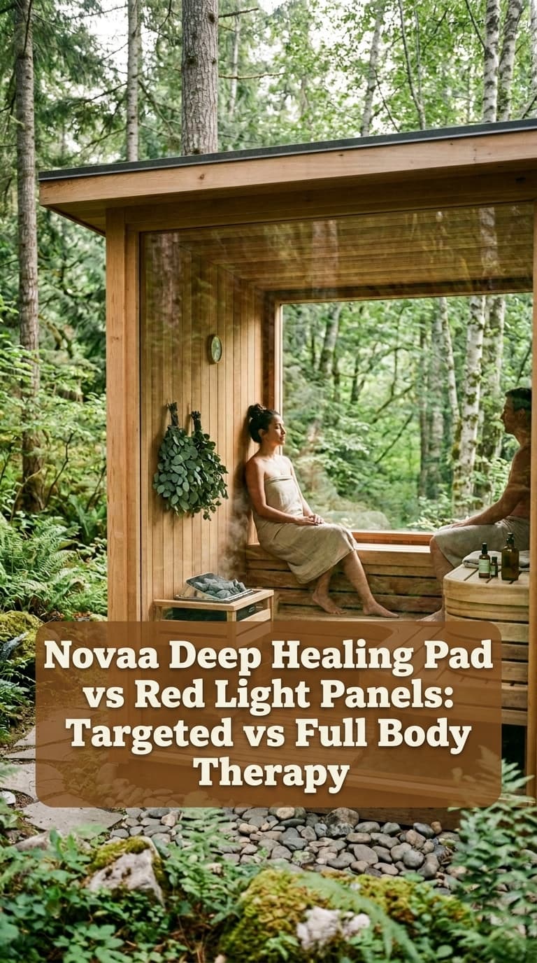 Novaa Deep Healing Pad vs Red Light Panels: Targeted vs Full Body Therapy