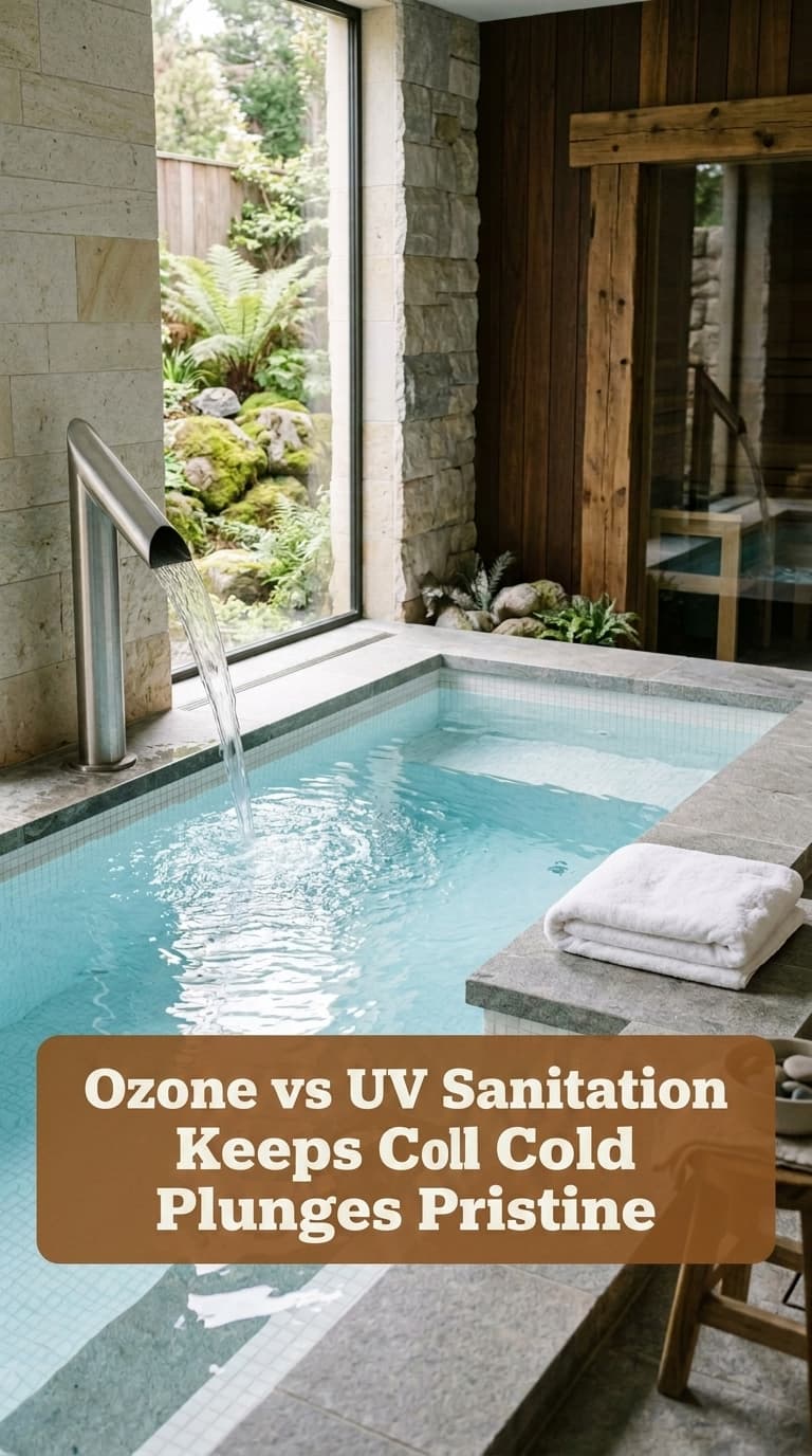 Ozone vs UV Sanitation Keeps Cold Plunges Pristine