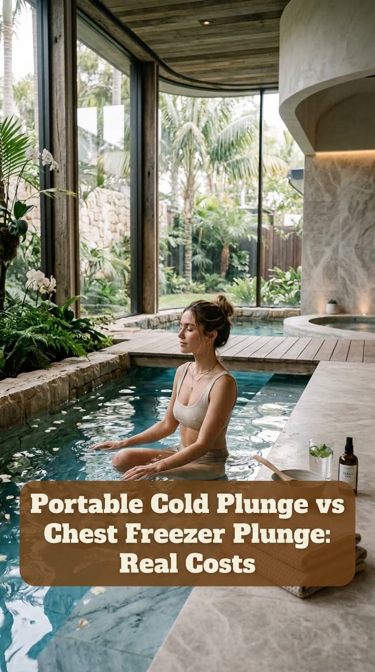 Portable Cold Plunge vs Chest Freezer Plunge: Real Costs