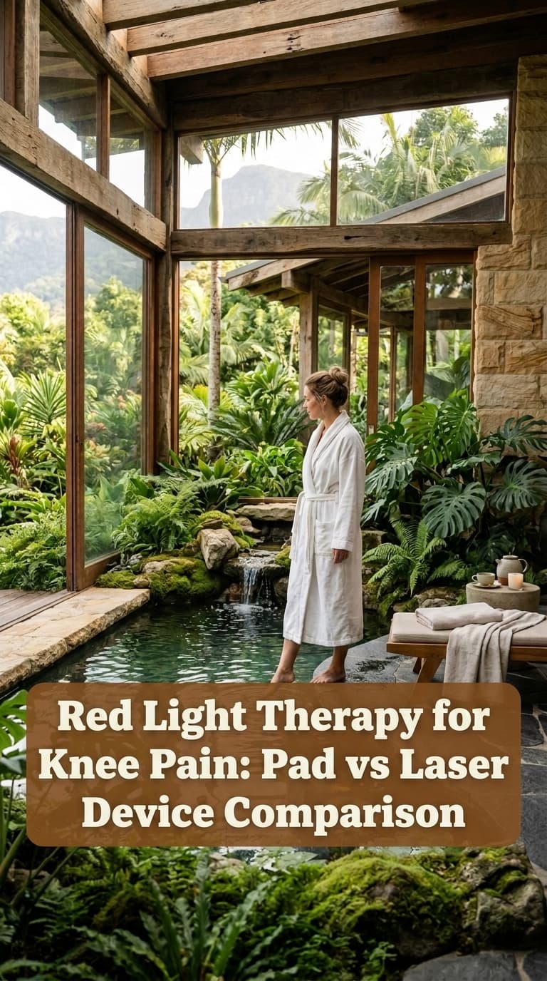 Red Light Therapy for Knee Pain: Pad vs Laser Device Comparison