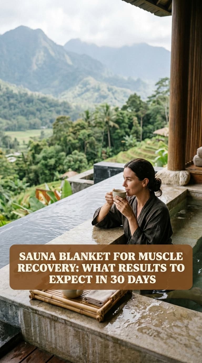 Sauna Blanket for Muscle Recovery: What Results to Expect in 30 Days