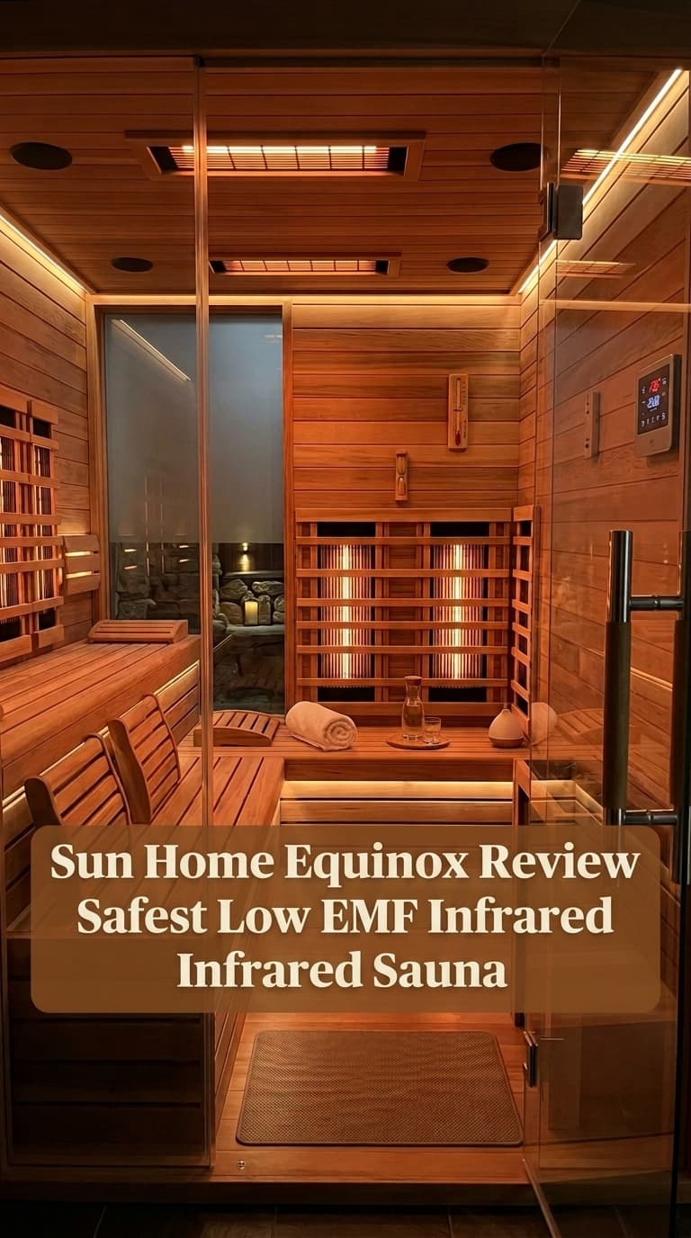 The Safest Low EMF Infrared Saunas: Sun Home Equinox Deep Dive Review