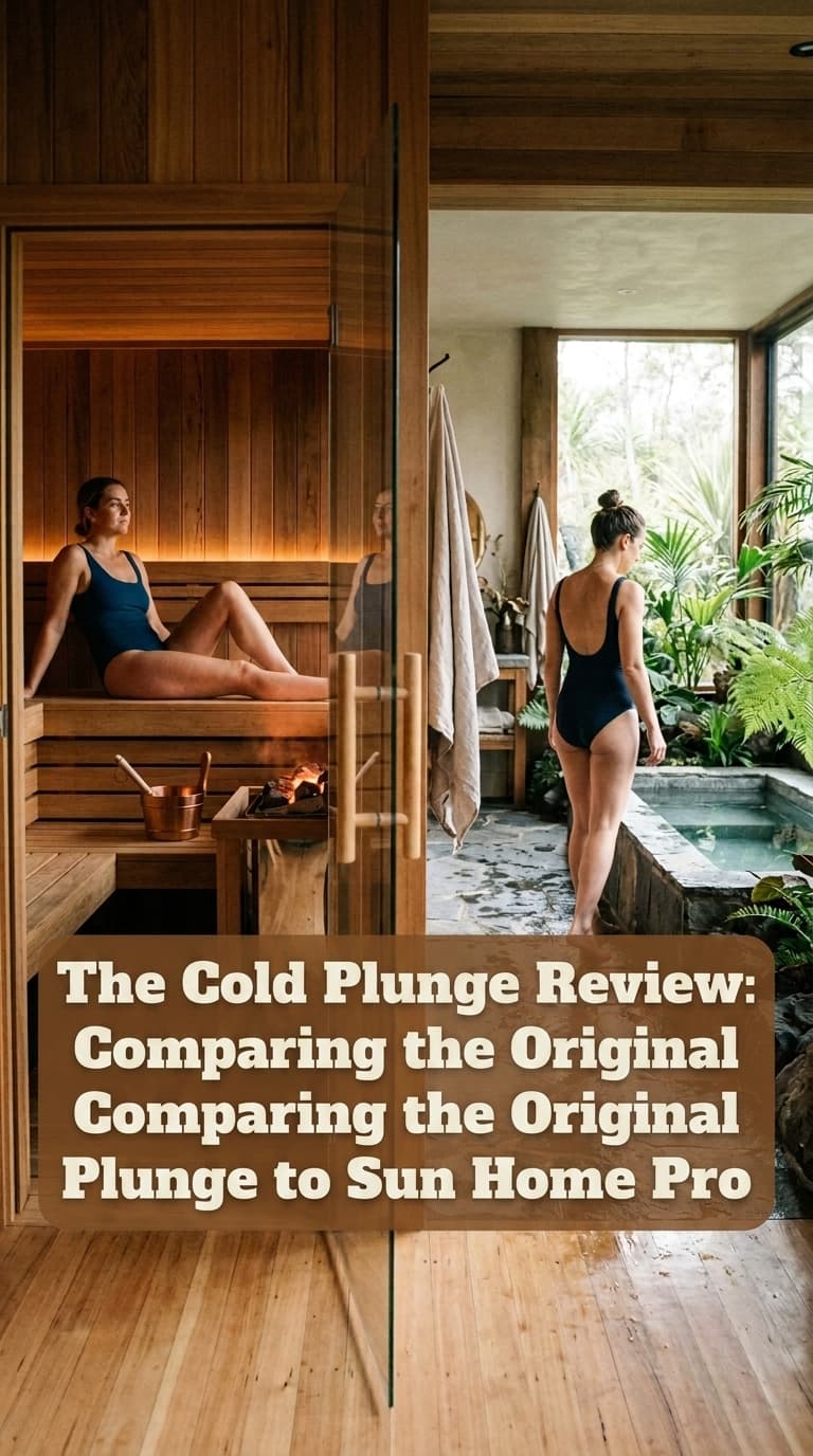 The Cold Plunge Review: Comparing the Original Plunge to Sun Home Pro