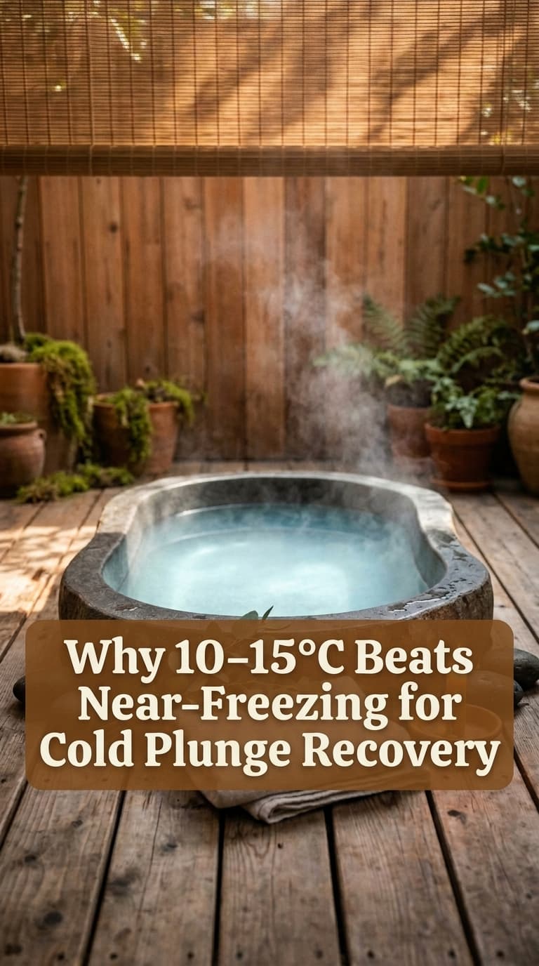 Debunking the myth that colder is always better for cold plunge therapy. Optimal vagus nerve activation and anti-inflammatory IL-10 release occur at 10–15°C, not 0–4°C, as excessive cold triggers a cortisol spike that blunts the parasympathetic response. The Sun Home Cold Plunge™ Smart-Chiller's 0.5°C precision maintains this optimal window, ensuring reliable diving reflex engagement and minimizing stress hormone interference.