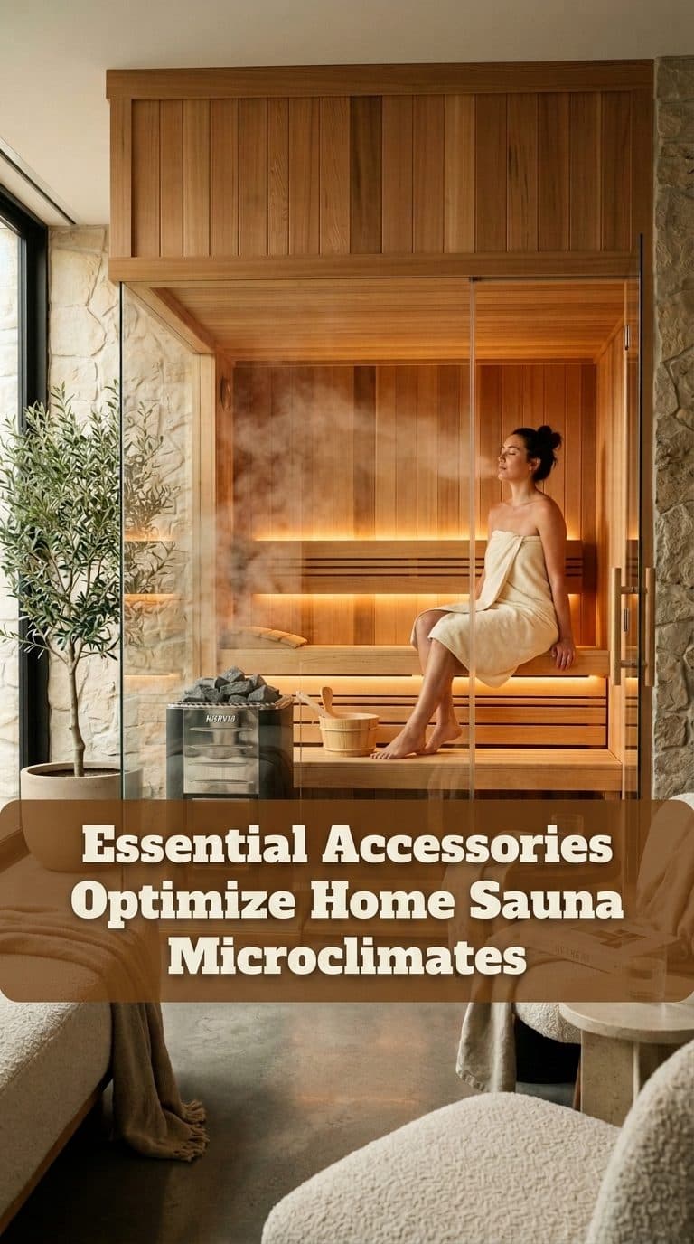 Best Sauna Accessories for Home: Thermometer, Hygrometer, Backrest, Bucket, and Ladle